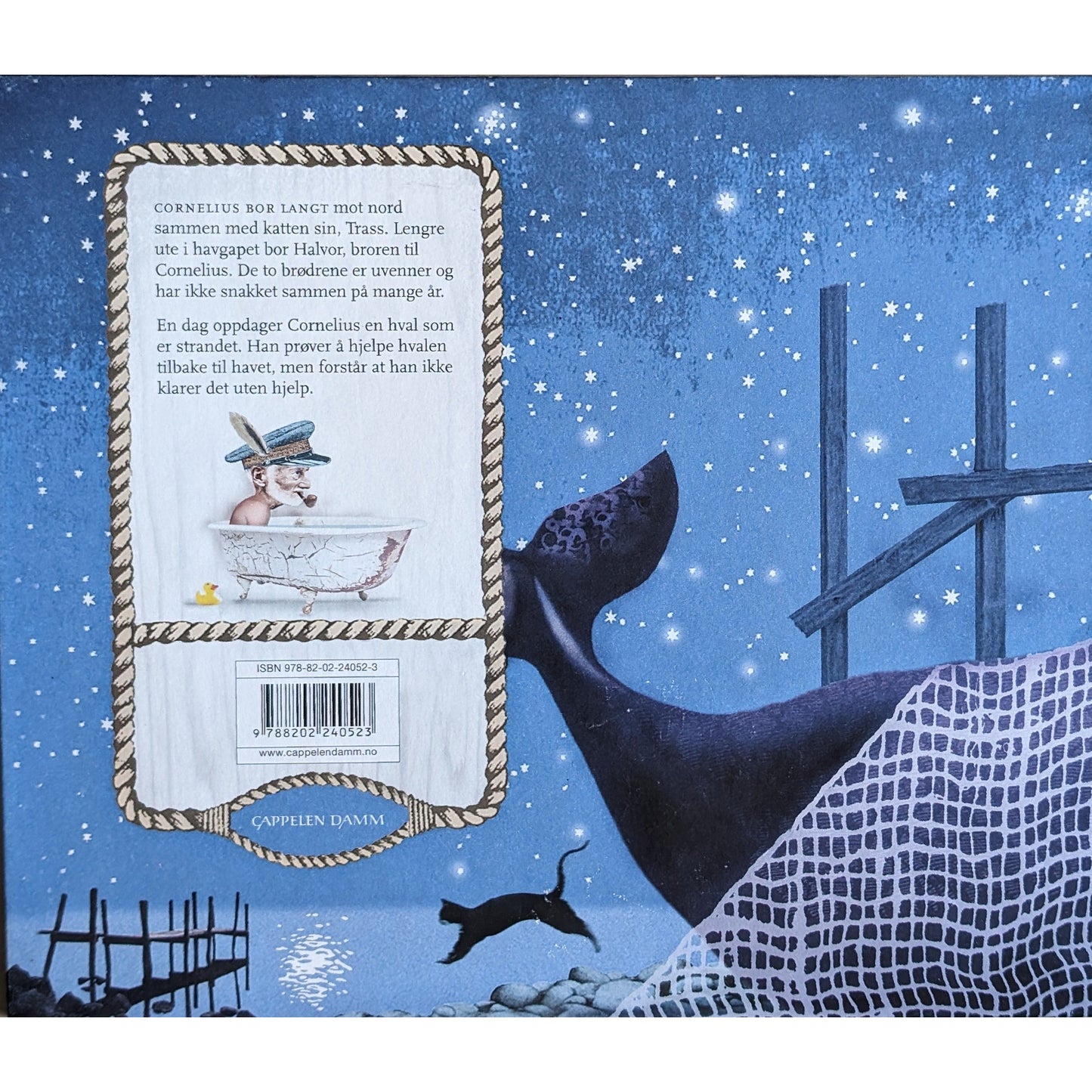 Den gamle mannen og hvalen, brukte bøker av Stian Hole