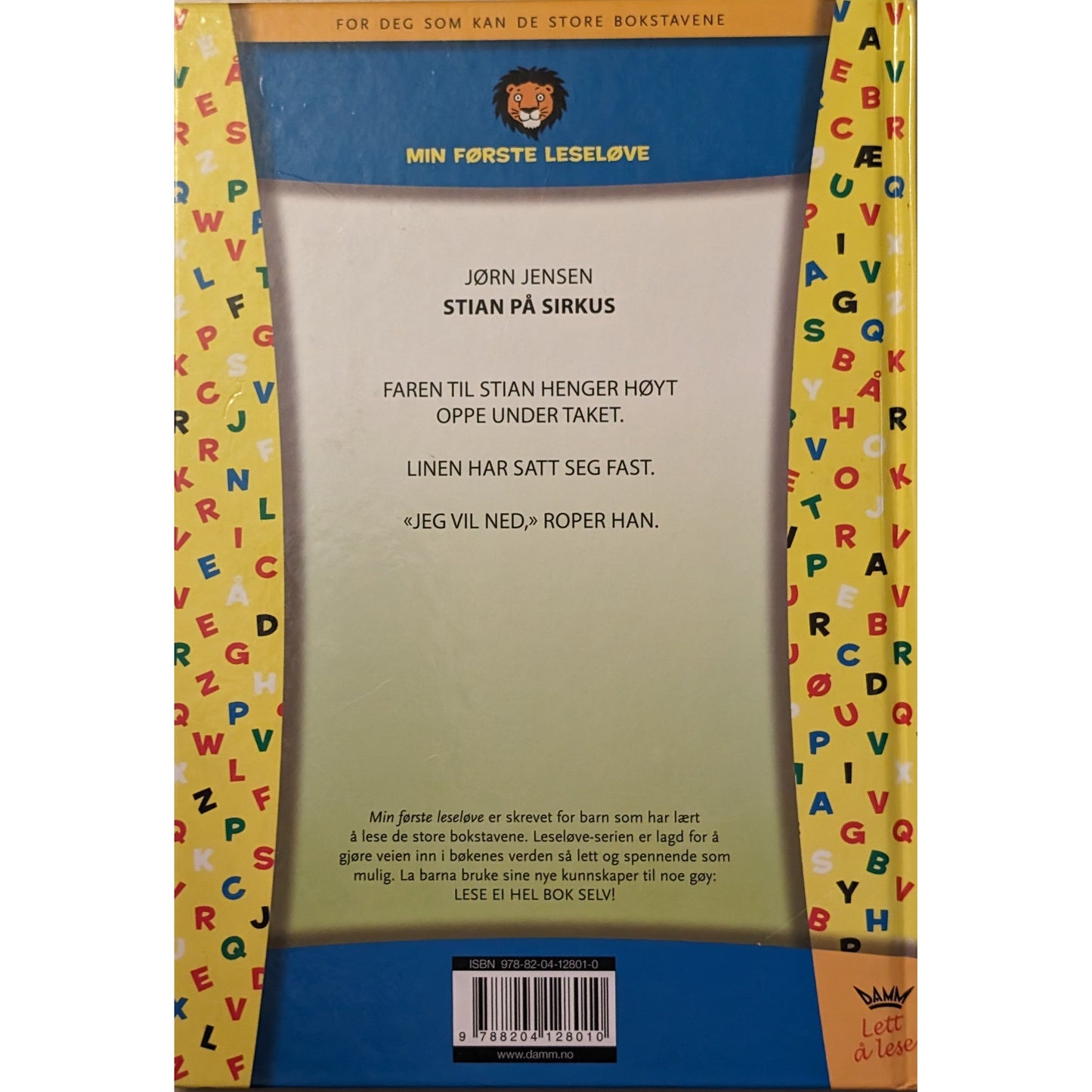 Stian på sirkus, brukte bøker av Jørn Jensen. Min første leseløve