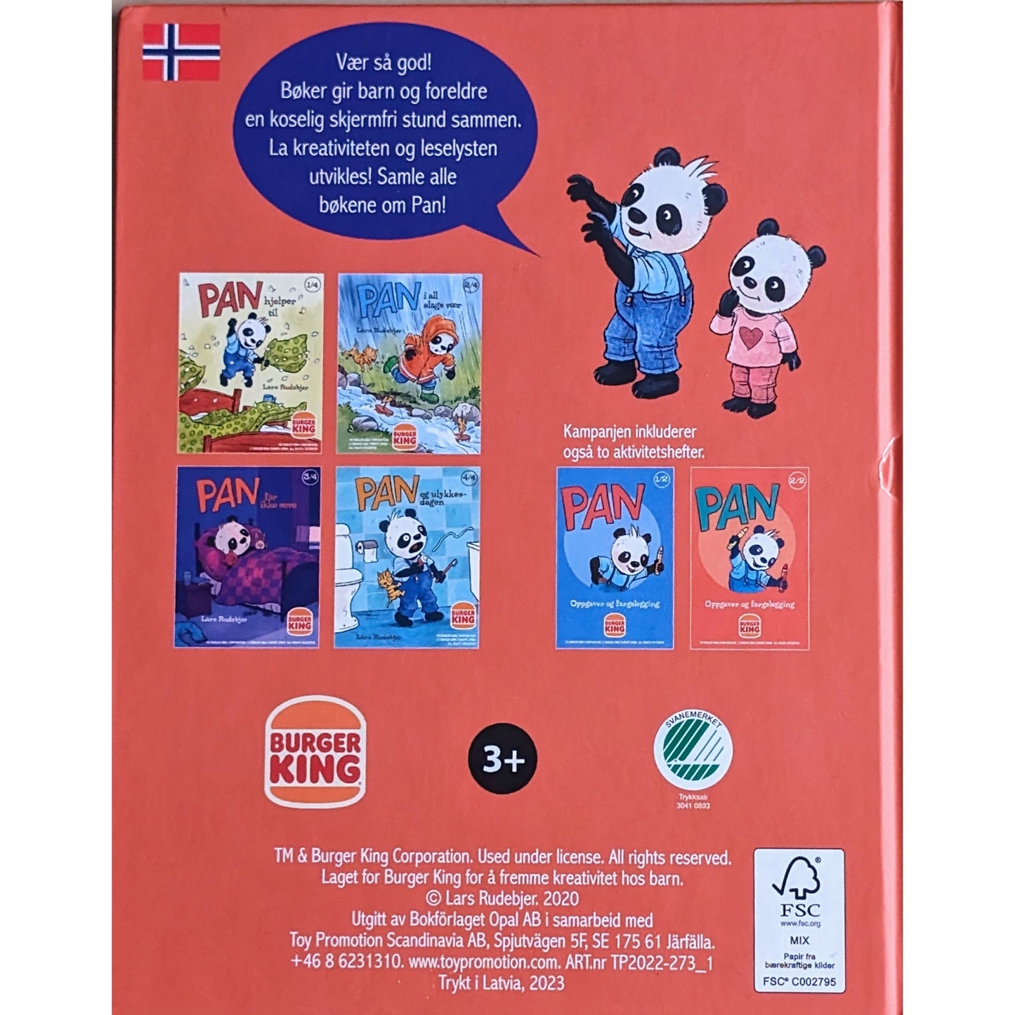 Pan får ikke sove, brukte bøker av Lars Rudebjer