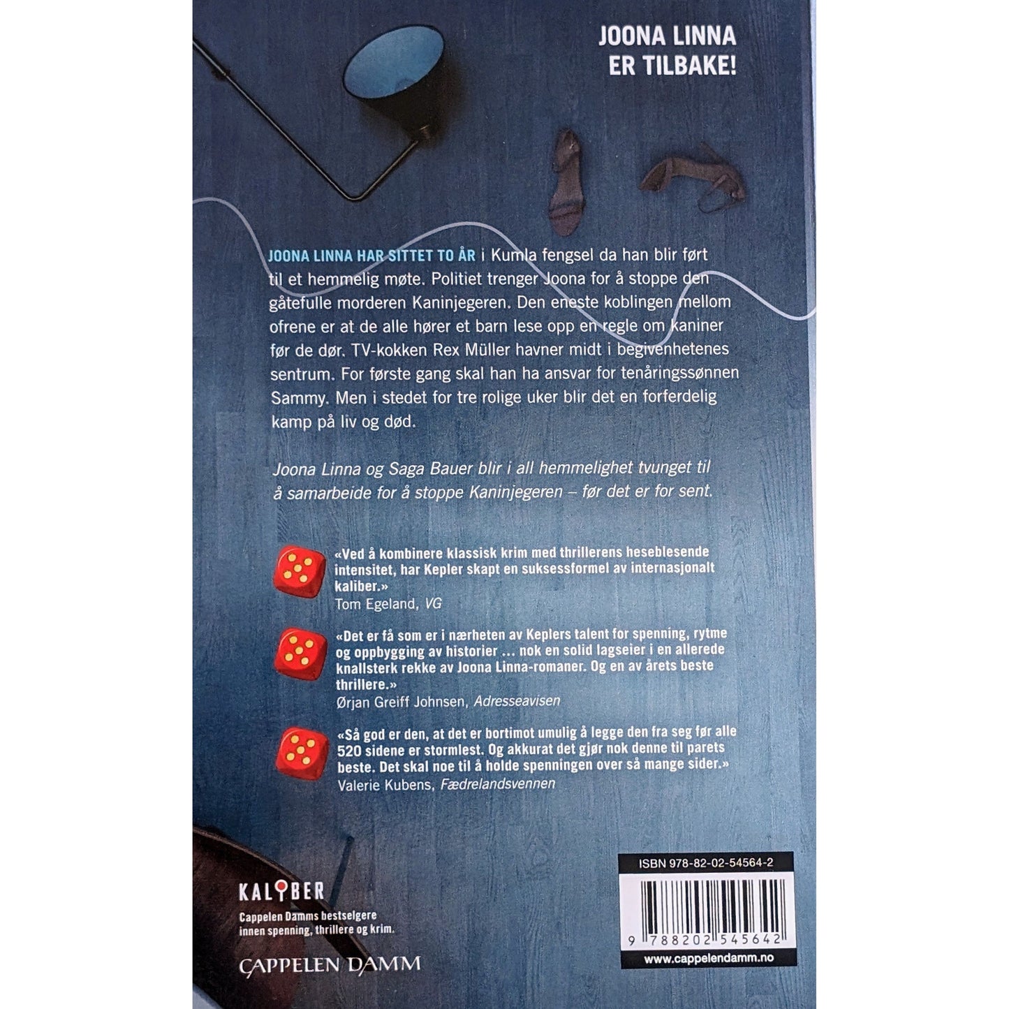 Joona Linna 6 - Kaninjegeren, Brukte bøker av Lars Kepler