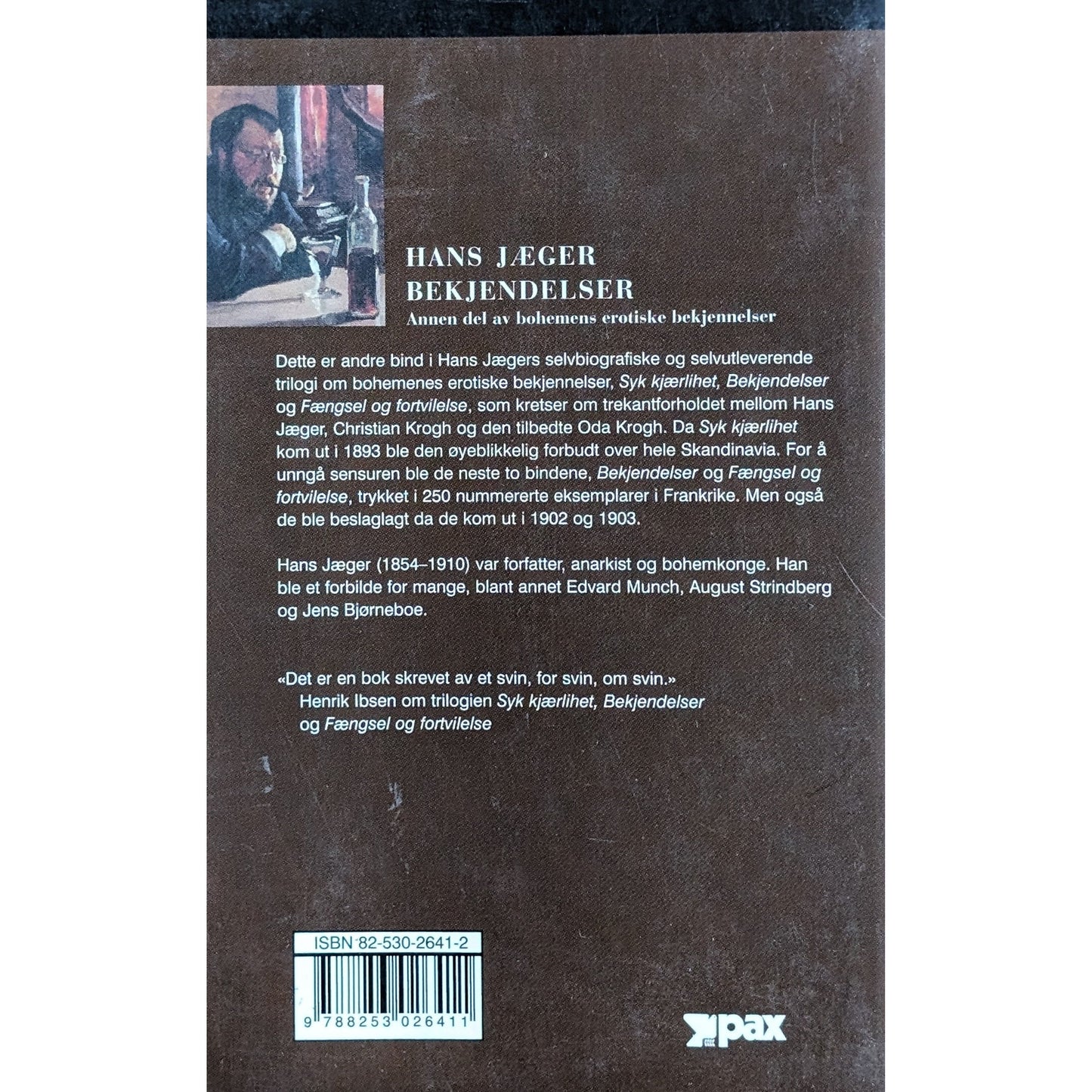 Bekjendelser. Brukte bøker av Hans Jæger