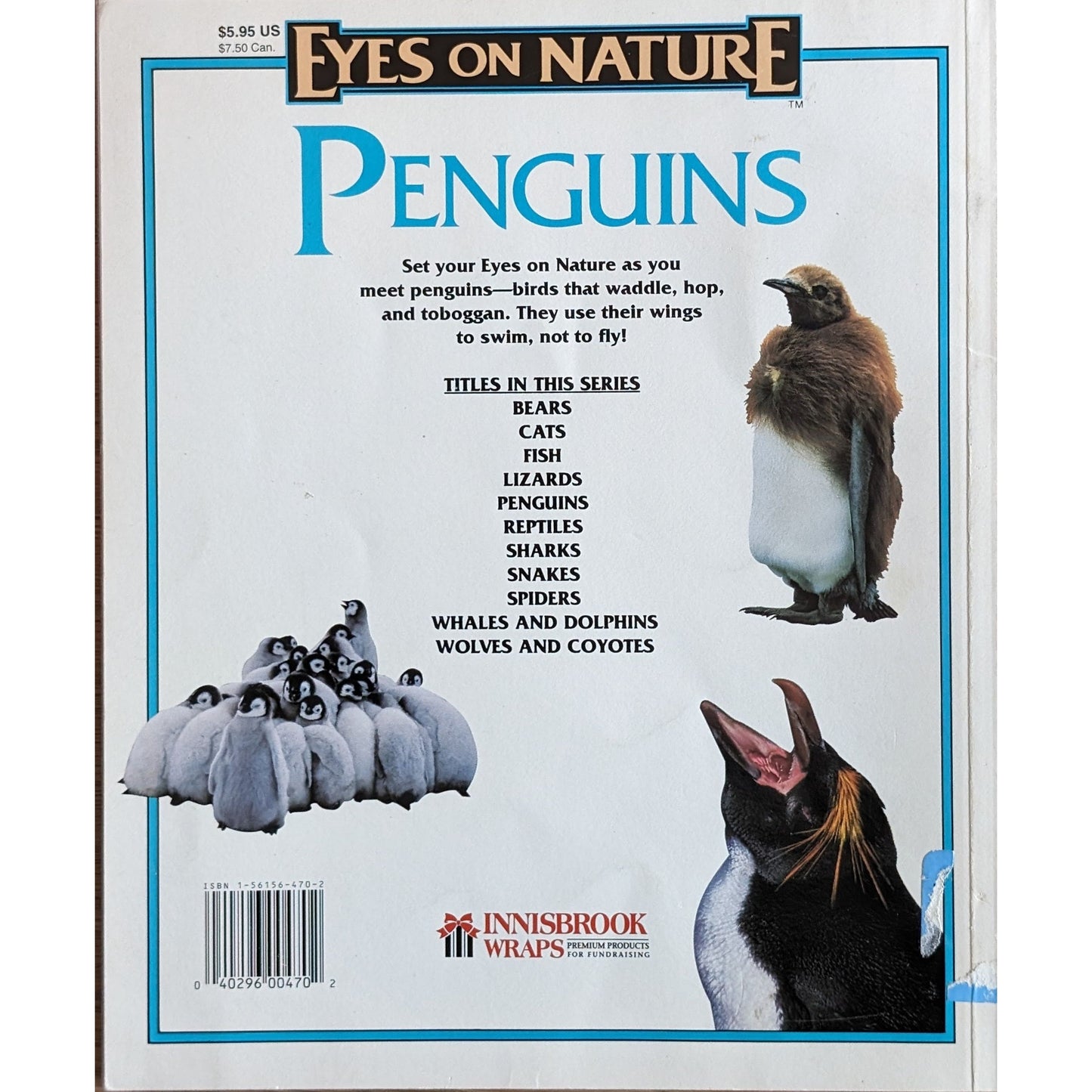 Eyes on Nature: Penguins. Brukte faktabøker på engelsk