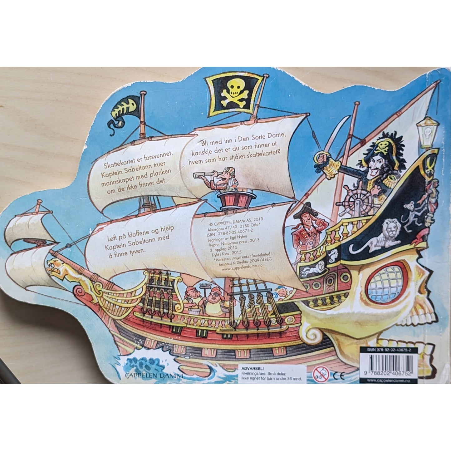 Kaptein Sabeltann og Den Sorte Dame, brukte bøker av Terje Formoe