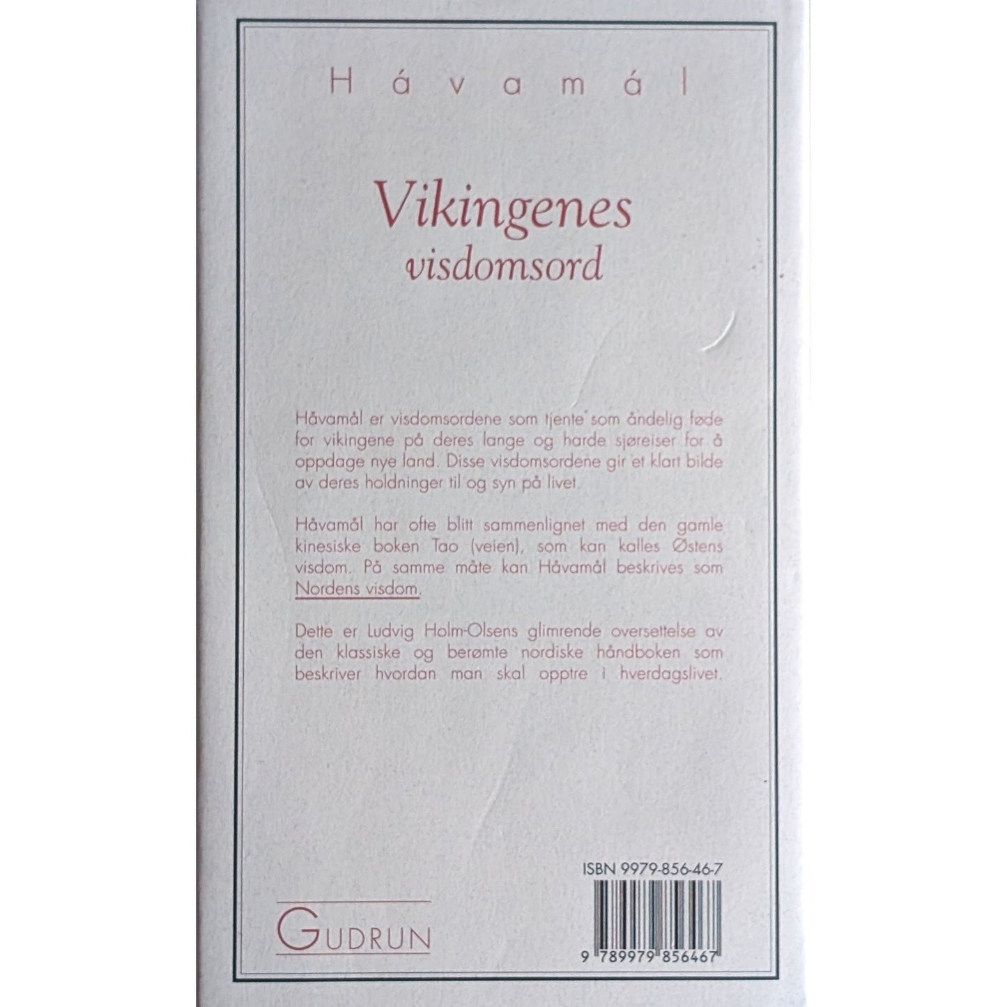 Håvamål. Vikingenes visdomsord. Brukte bøker