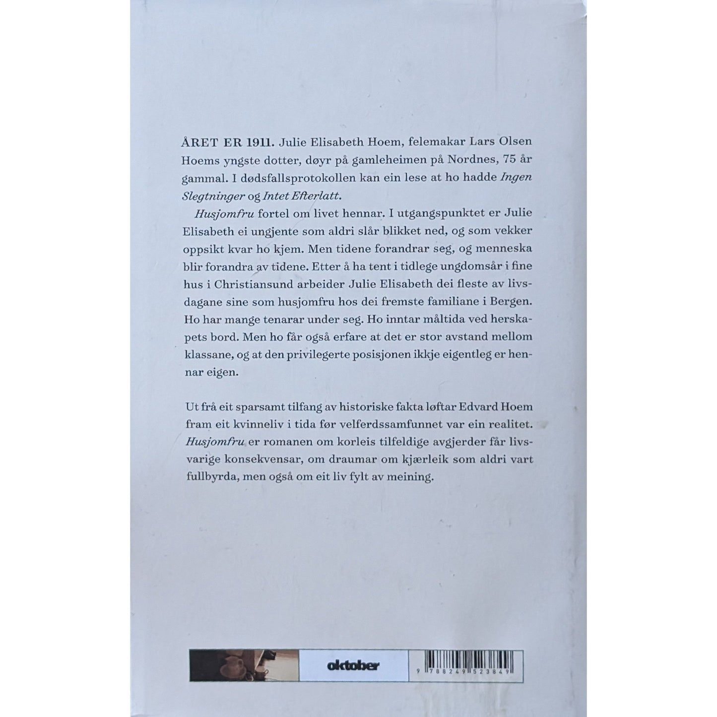 Familien fra Rekneslia 6 - Husjomfru, brukte bøker av Edvard Hoem