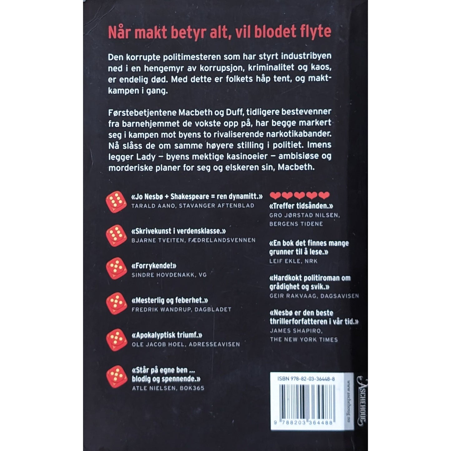 Macbeth, brukte bøker av Jo Nesbø