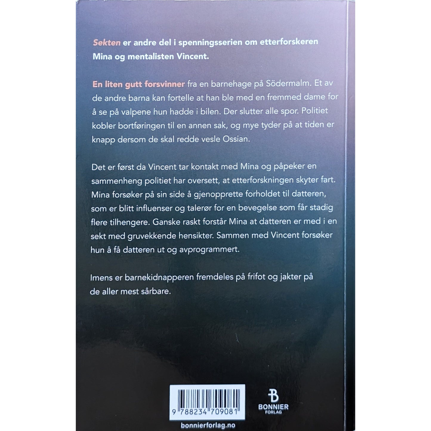 Mina Dabiri og Vincent Walder 2 - Sekten, brukte bøker av Camilla Läckberg