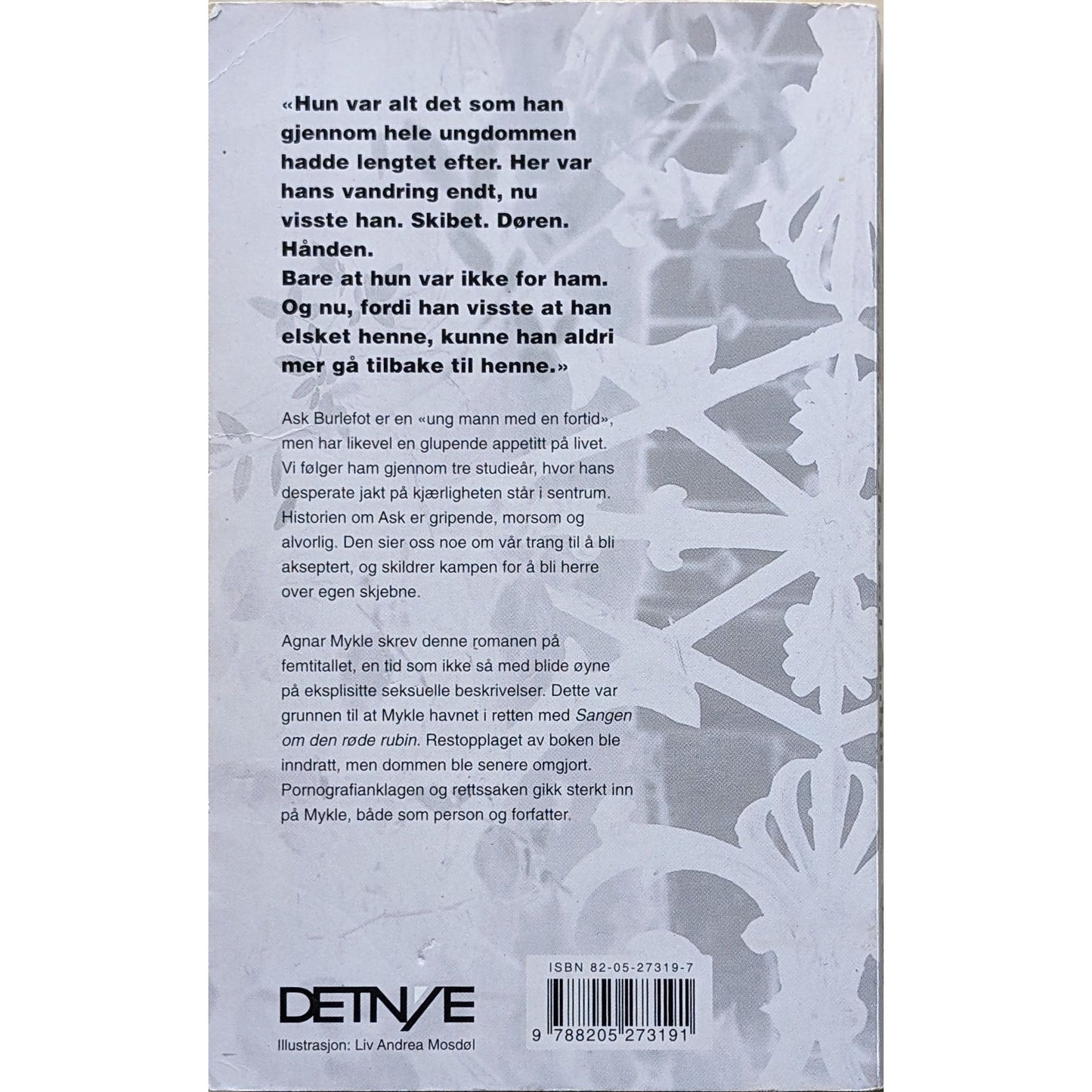 Sangen om den røde rubin. Brukte bøker av Agnar Mykle