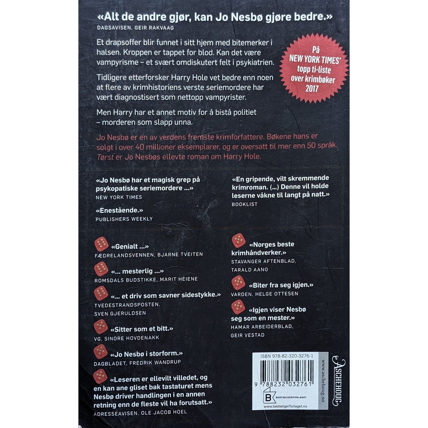 Nesbø, Jo: Tørst - Harry Hole 11