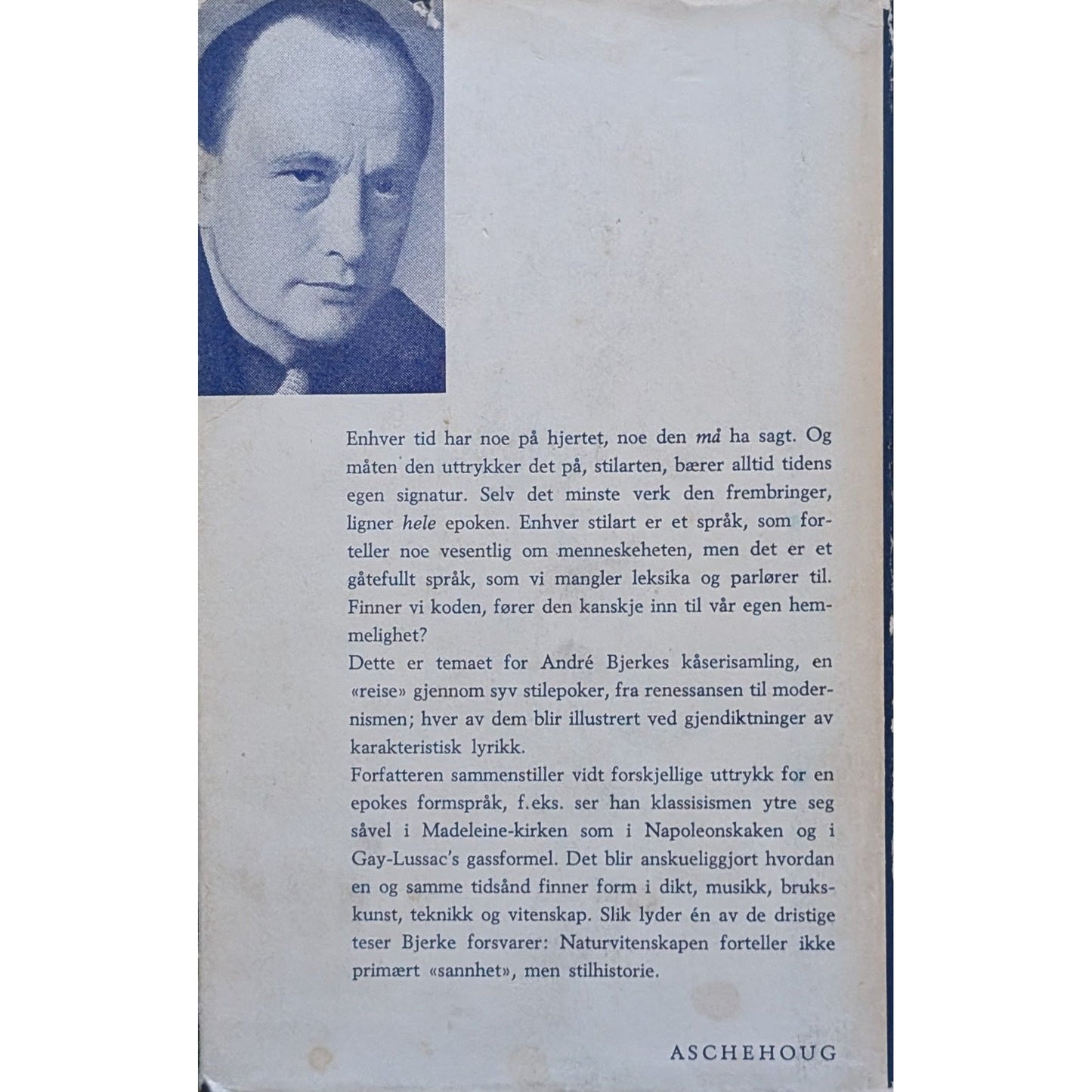 Reiser gjennom århundrene, brukte bøker av André Bjerke. Poesi, dikt, lyrikk