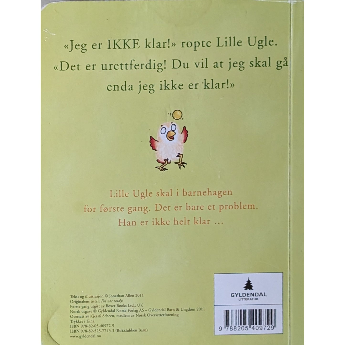 Jeg er ikke klar!, brukte bøker av Jonathan Allen