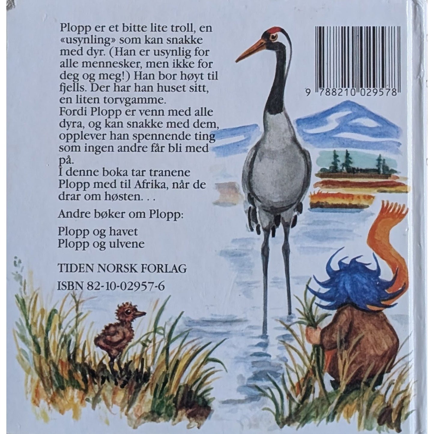 Plopp og tranene - Brukte bøker av Inga Borg