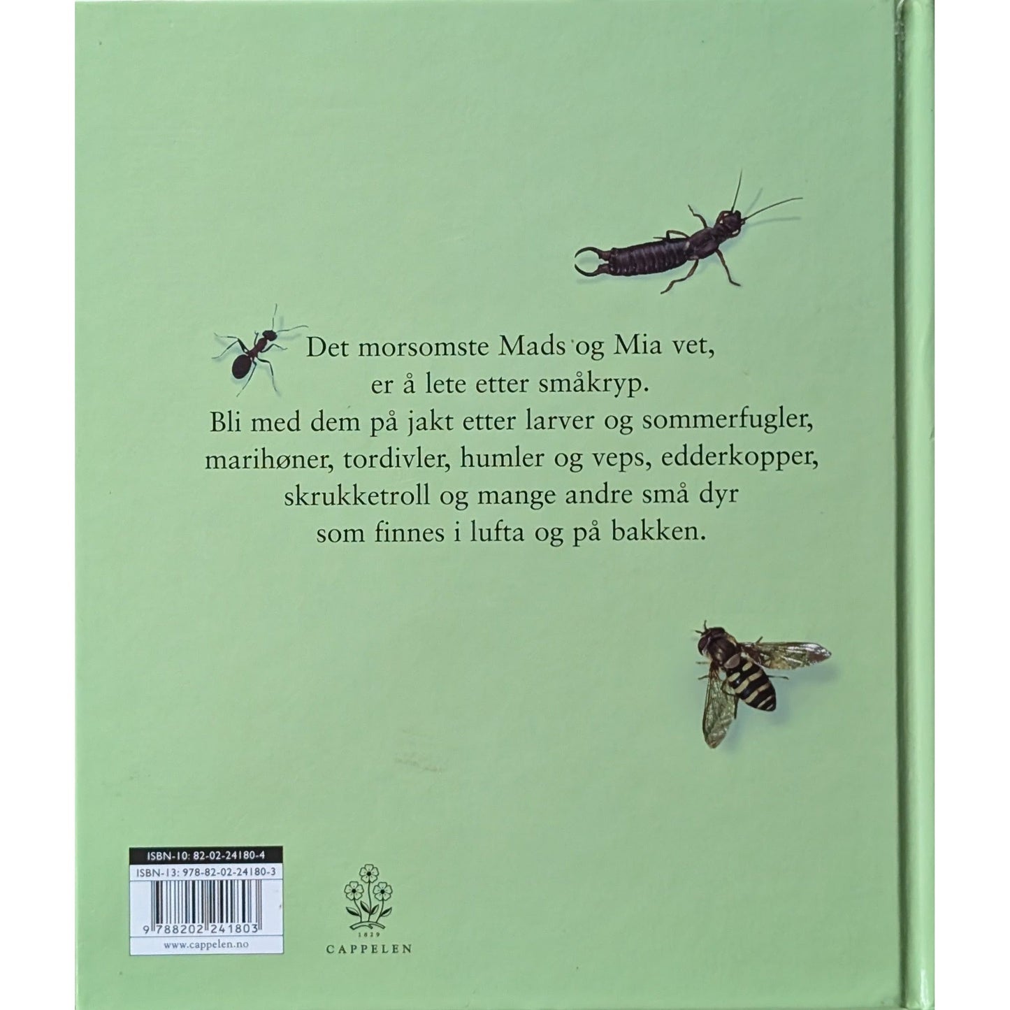 Mads og Mia oppdager småkryp, brukte bøker om innsekter