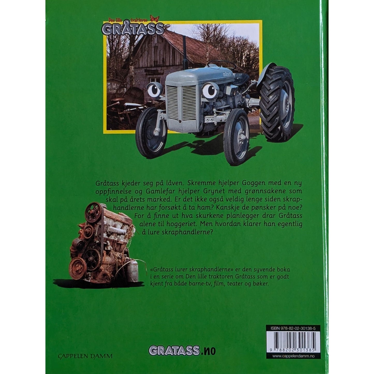 Den lille traktoren Gråtass. Gråtass lurer skraphandlerne, brukte bøker