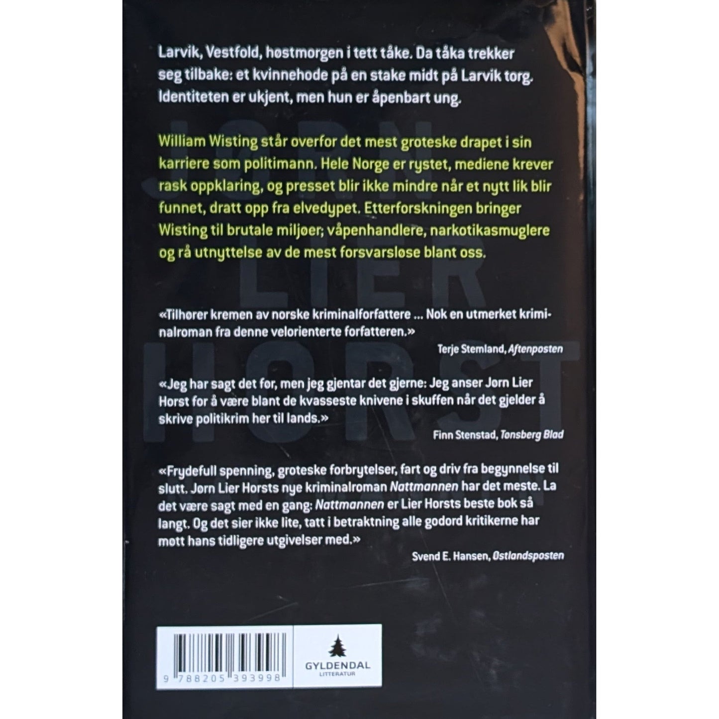 Nattmannen - William Wisting 5 - Brukte bøker av Jørn Lier Horst