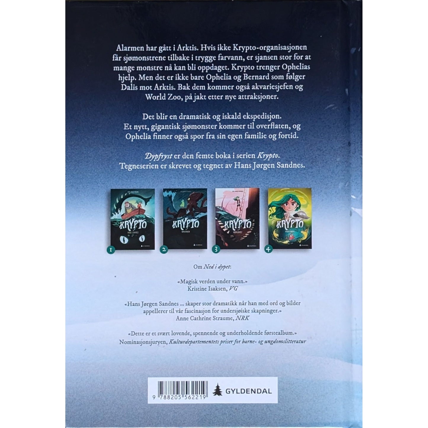 Krypto 5 - Dypfryst, brukte bøker av Hans Jørgen Sandnes