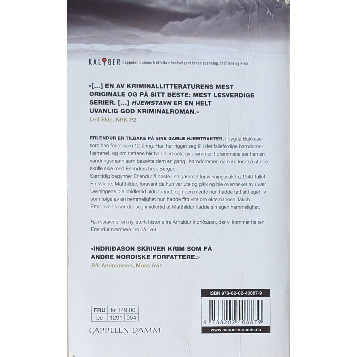 Erlendur Sveinsson 9 - Hjemstavn, brukte bøker av Arnaldur Indridason