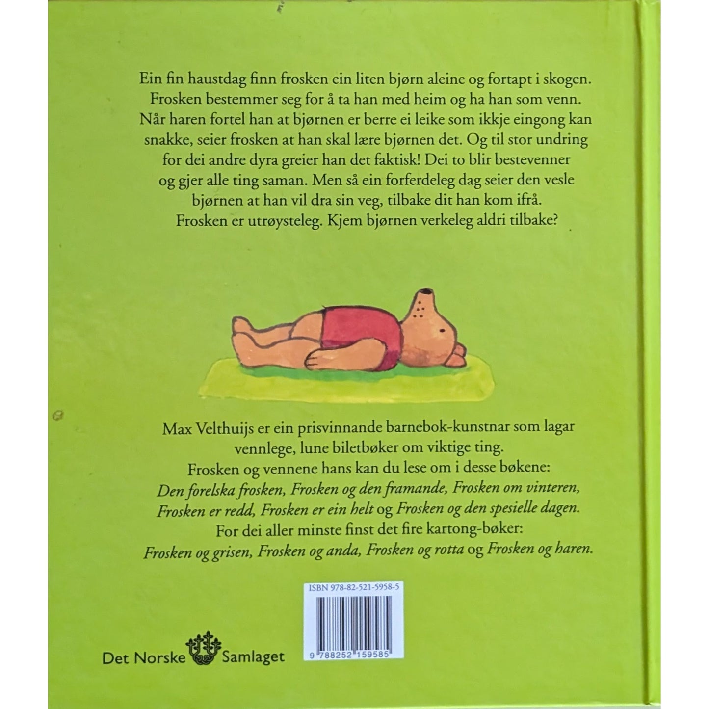 Frosken finn ein venn, brukte bøker av Max Velthuijs