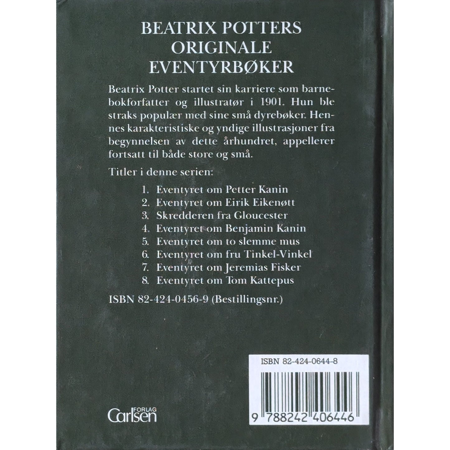 Eventyret om Benjamin Kanin, brukte bøker av Beatrix Potter