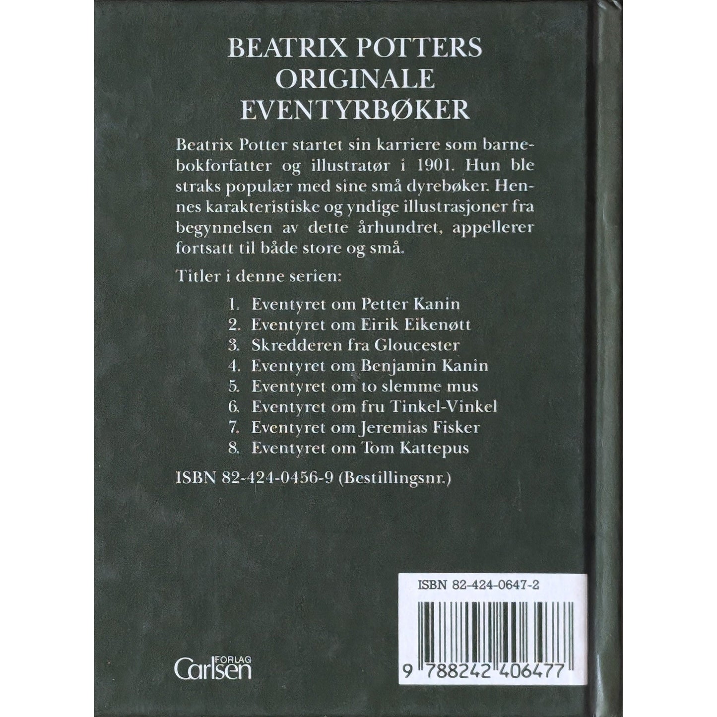 Eventyret om Eirik Eikenøtt, brukte bøker av Beatrix Potter