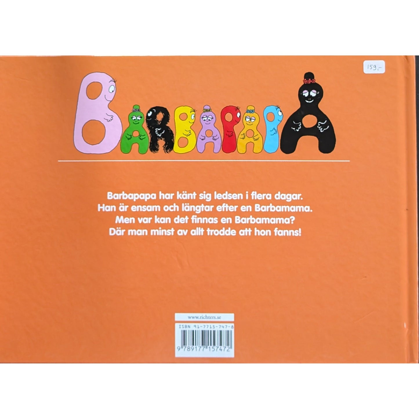 Barbapapas resa, brukte bøker på svensk av Annette Tison