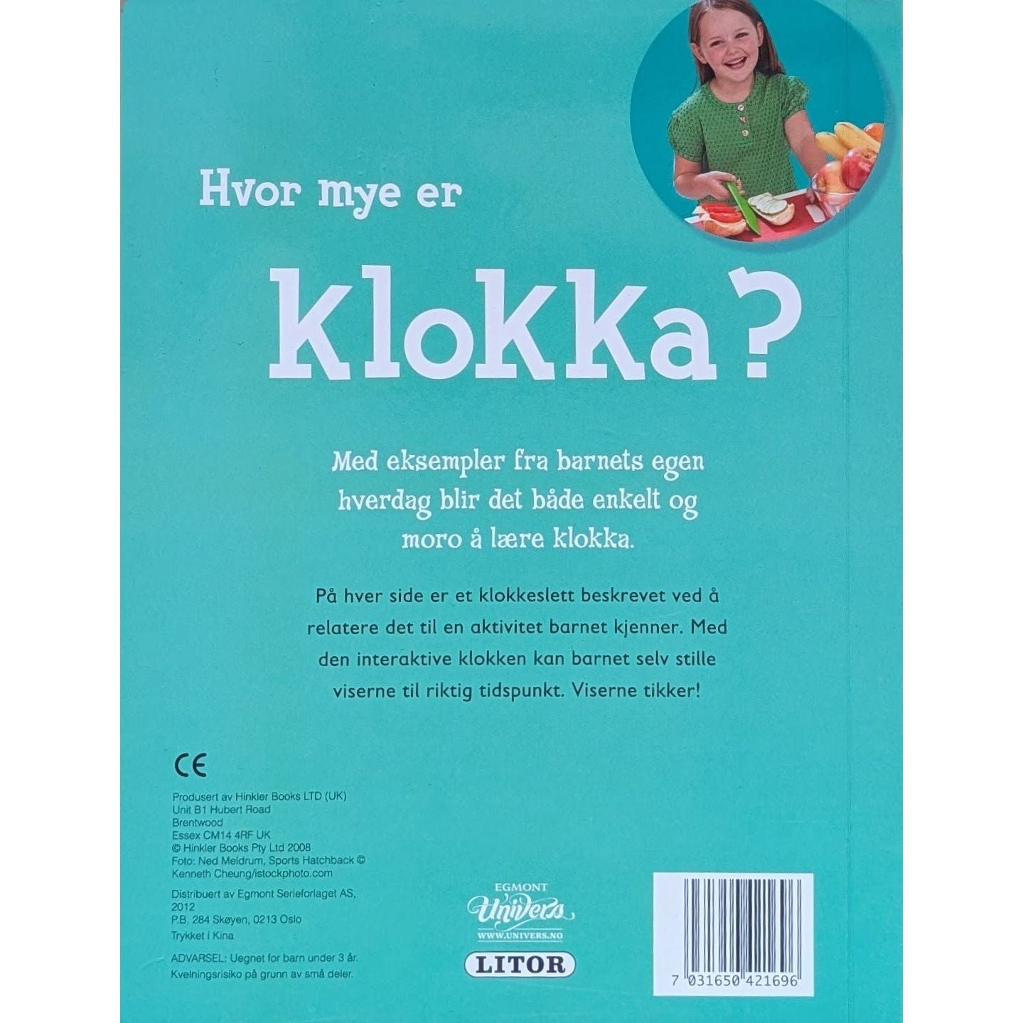 Hvor mye er klokka? Brukte bøker om å lære klokka