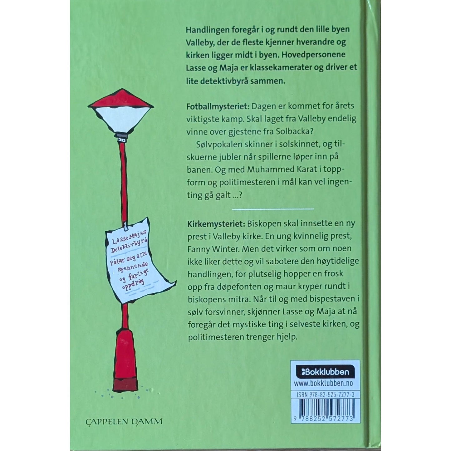 LassaMajas: Fotballmysteriet/Kirkemysteriet. Brukte bøker av Martin Widmark