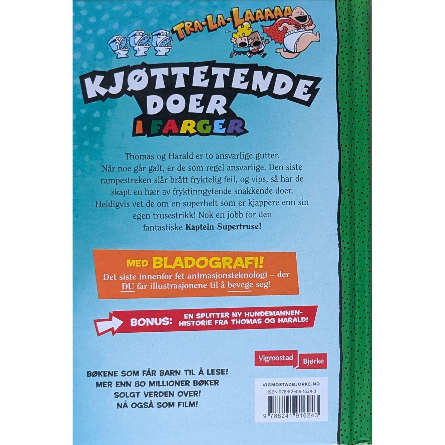 Kaptein Supertruse og de drittleie doene (2) - Brukte barnebøker av Dav Pilkey