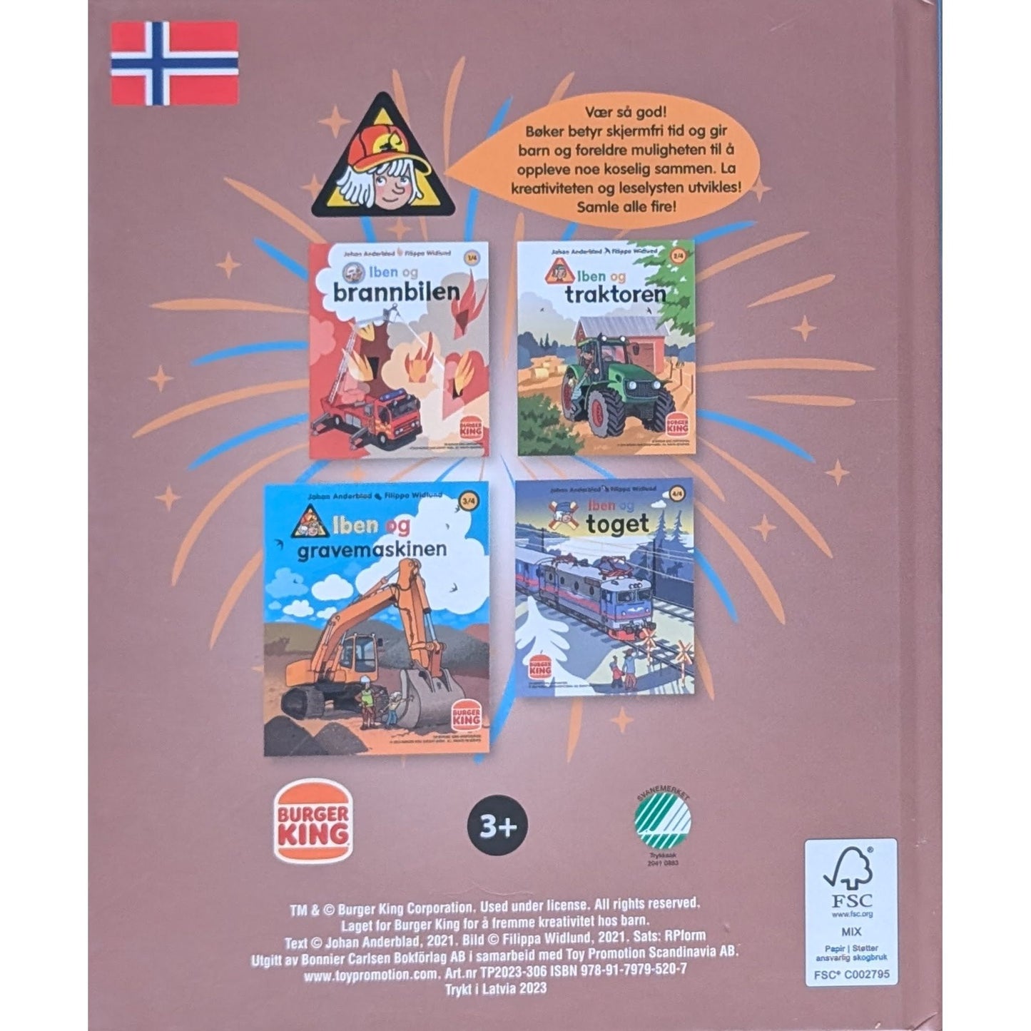 Iben og gravemaskinen, brukte bøker av Johan Anderblad