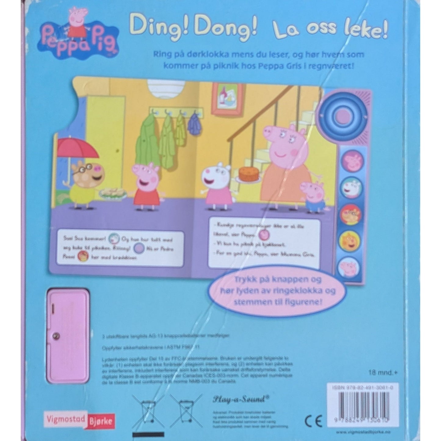Peppa Pig - Ding! Dong! La oss leke!, brukte bøker om Peppa Pig