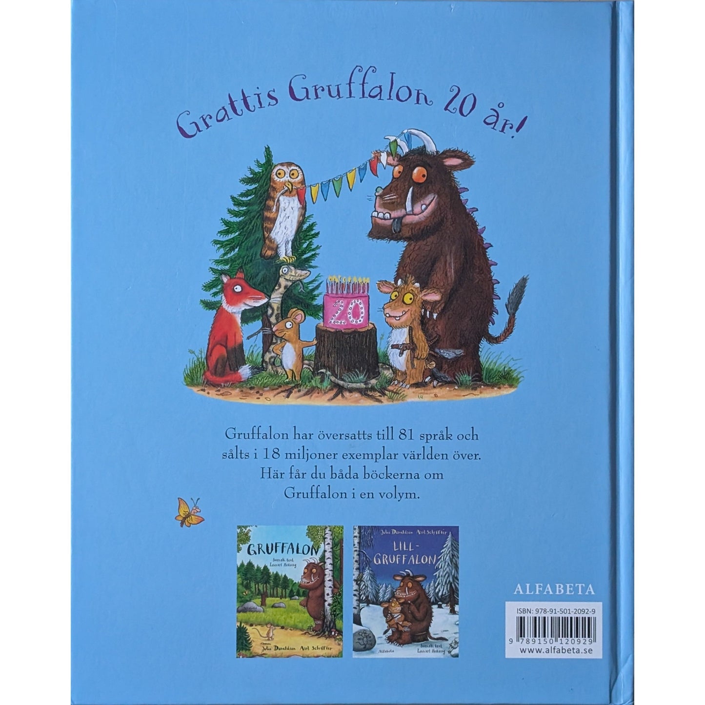 Gruffalon och Lill-Gruffalon, brukte bøker på svensk av Julia Donaldson