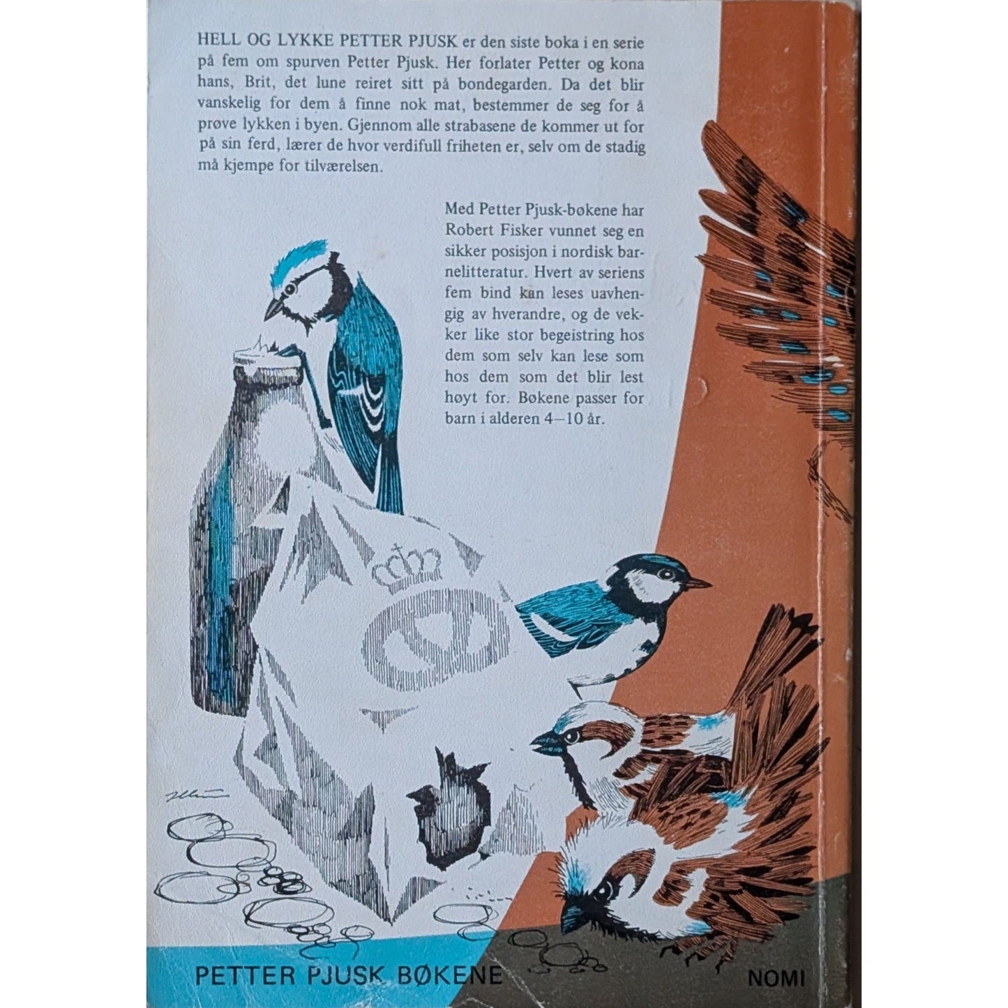 Petter Pjusk og ungene hans, brukte bøker av Robert Fisker