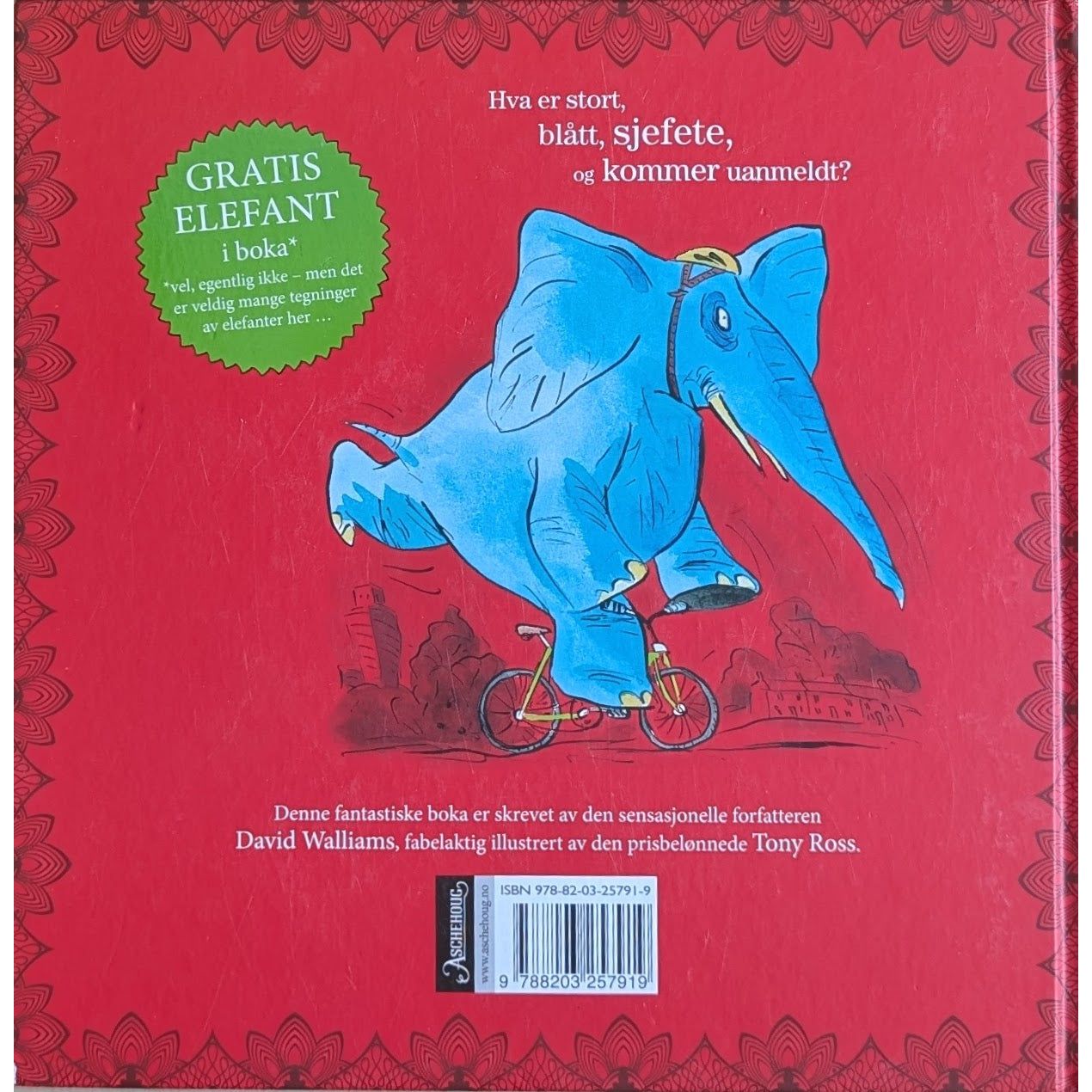 En ganske irriterende elefant - Brukte barnebøker av David Walliams