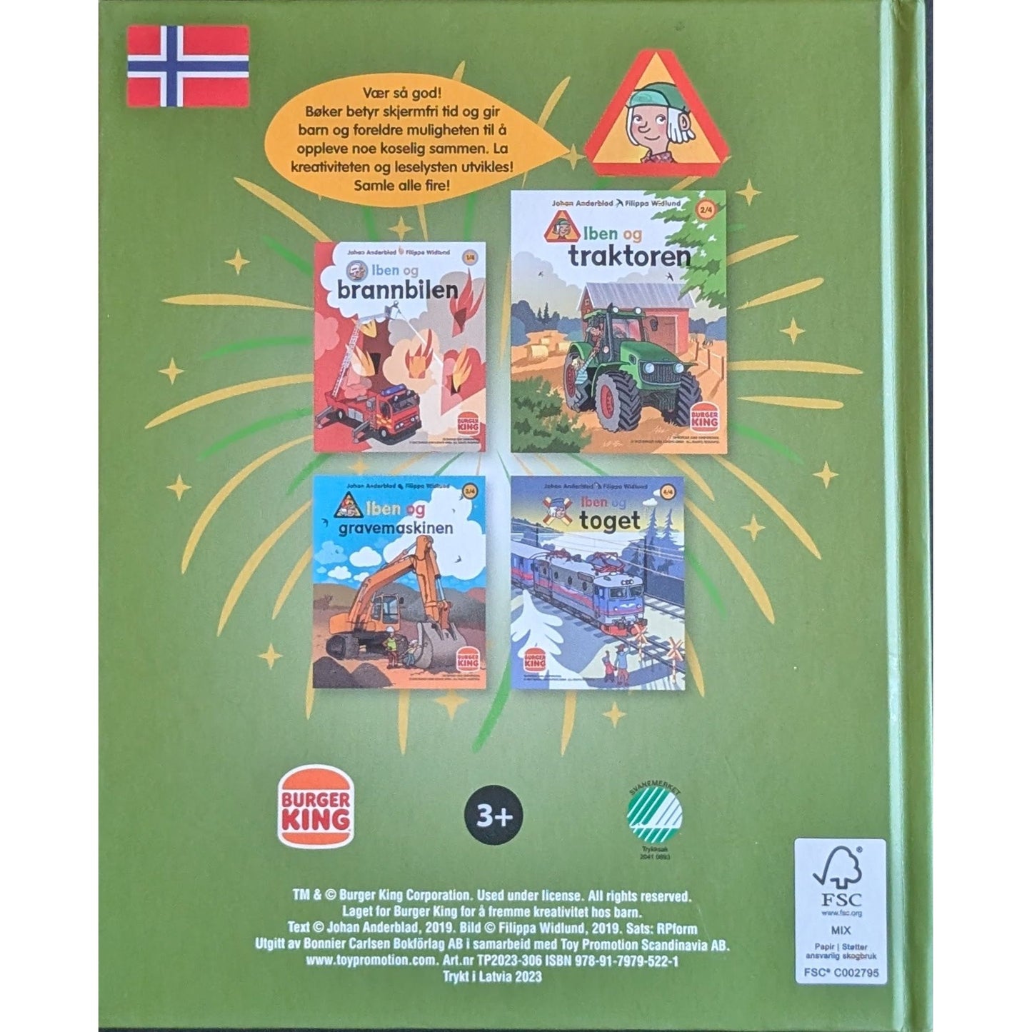 Iben og traktoren, brukte bøker av Johan Anderblad