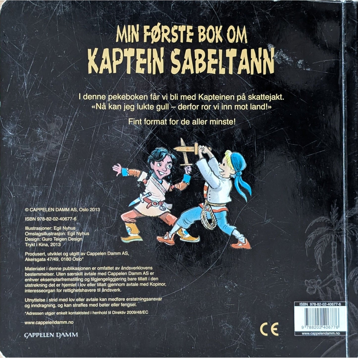 Min første bok om Kaptein Sabeltann, brukte bøker av Terje Formoe