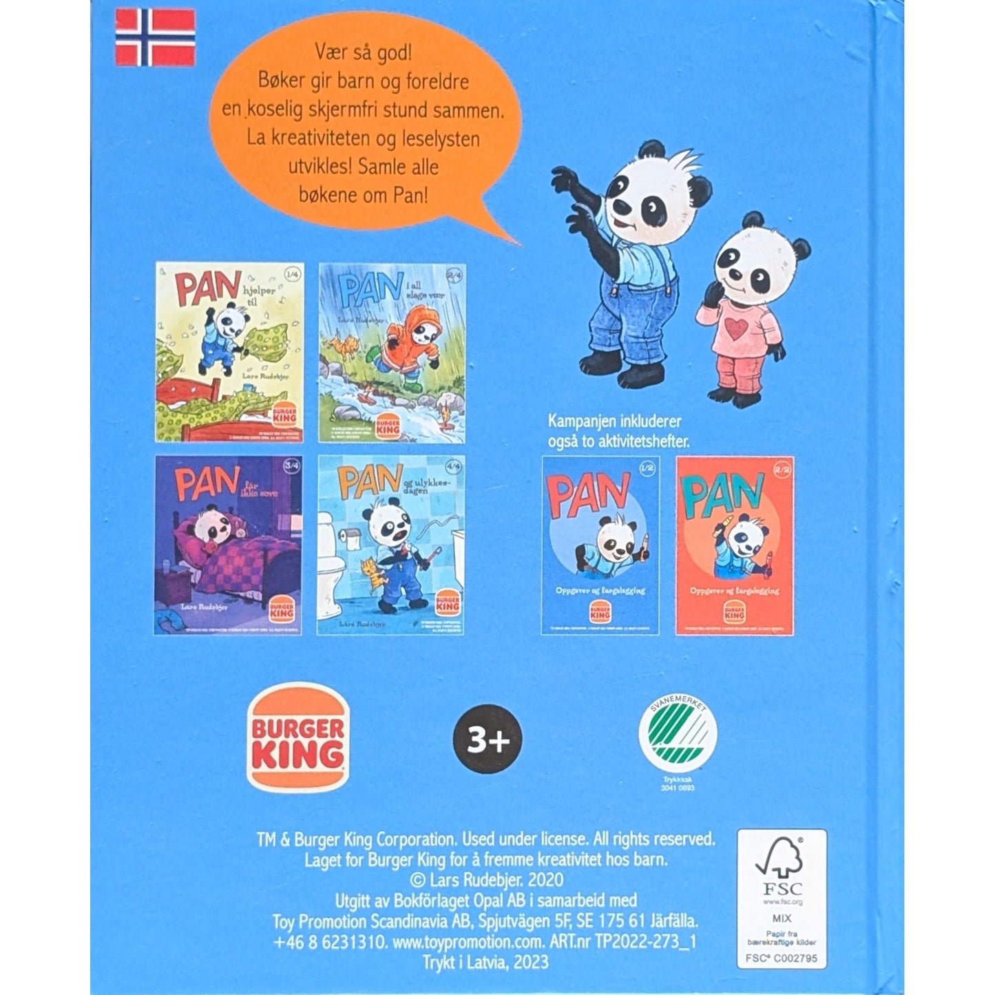 Pan i all slags vær, brukte bøker av Lars Rudebjer