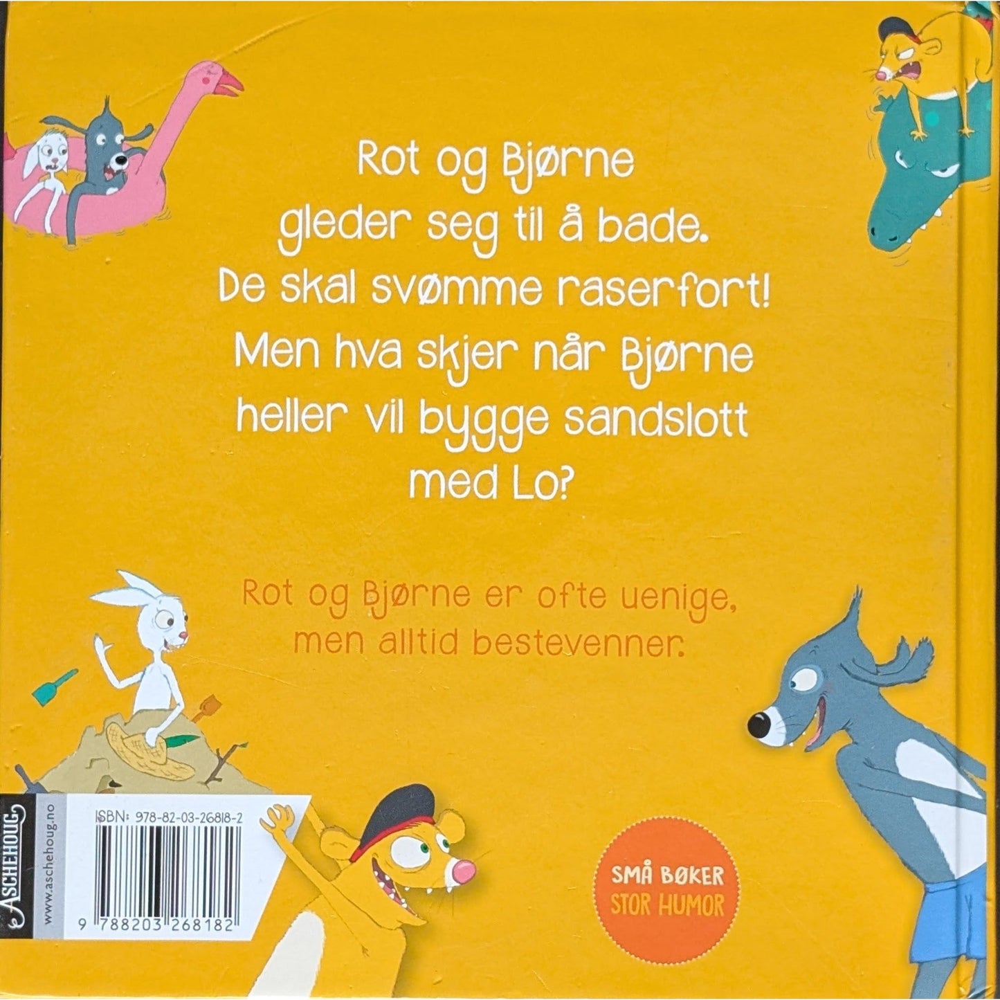 Rot og Bjørne drar på stranda, brukte bøker av Hege Østmo-Sæter Olsnes