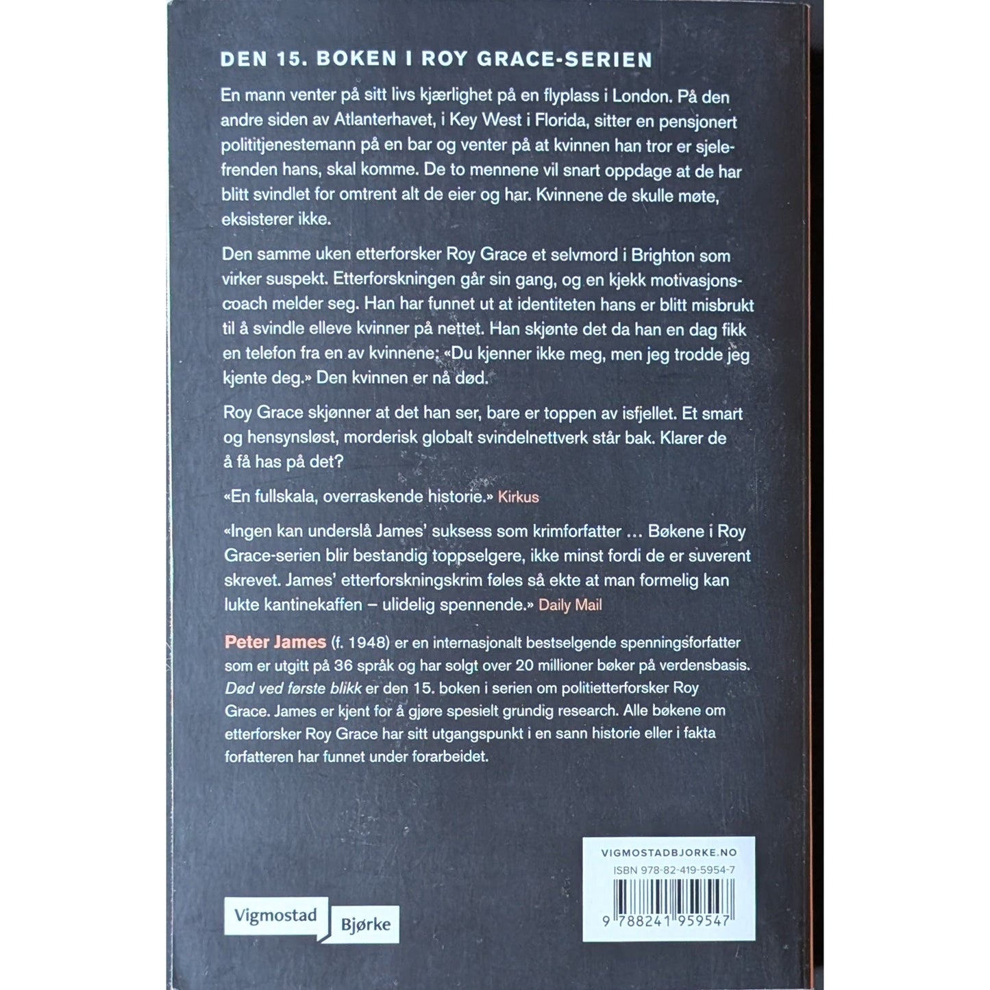 Roy Grace 15 - Død ved første blikk, brukte bøker av Peter James