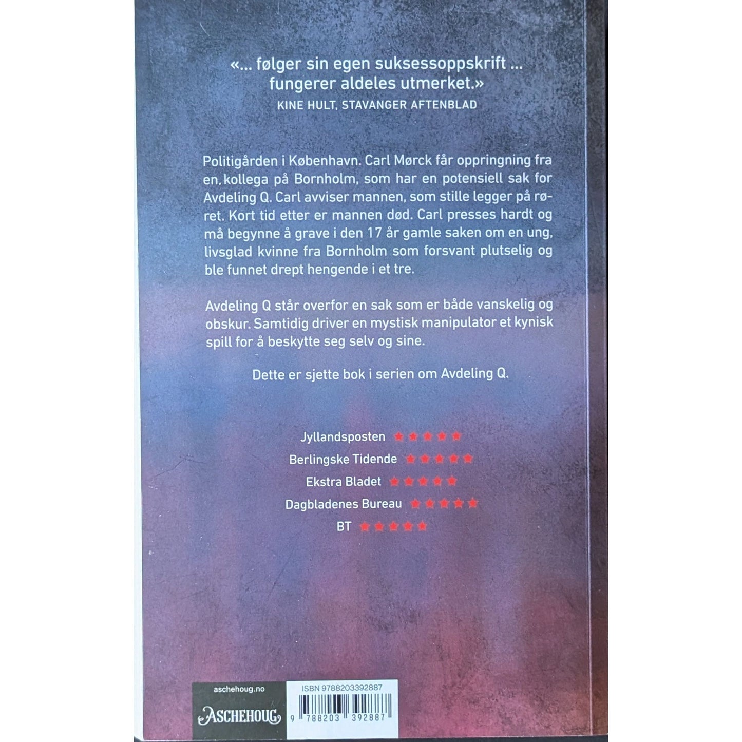 Den grenseløse, brukte bøker av Jussi Adler-Olsen om Carl Mørck/Avdeling Q