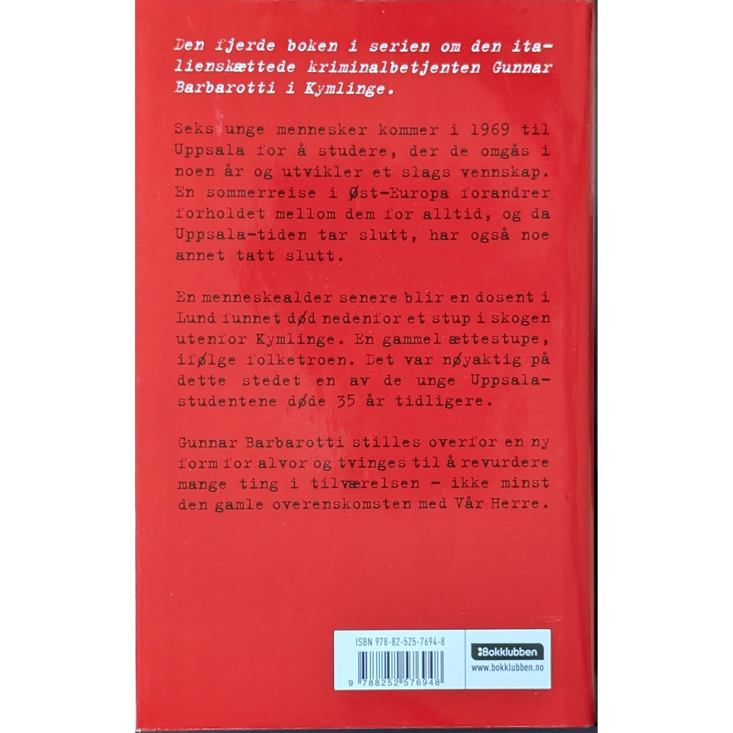 Gunnar Barbarotti 4 - De ensomme - Brukte bøker av Håkan Nesser