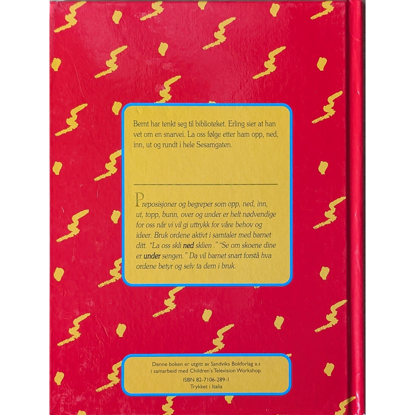 Sesam stasjon -  Opp og ned i Sesamgaten. Brukte bøker