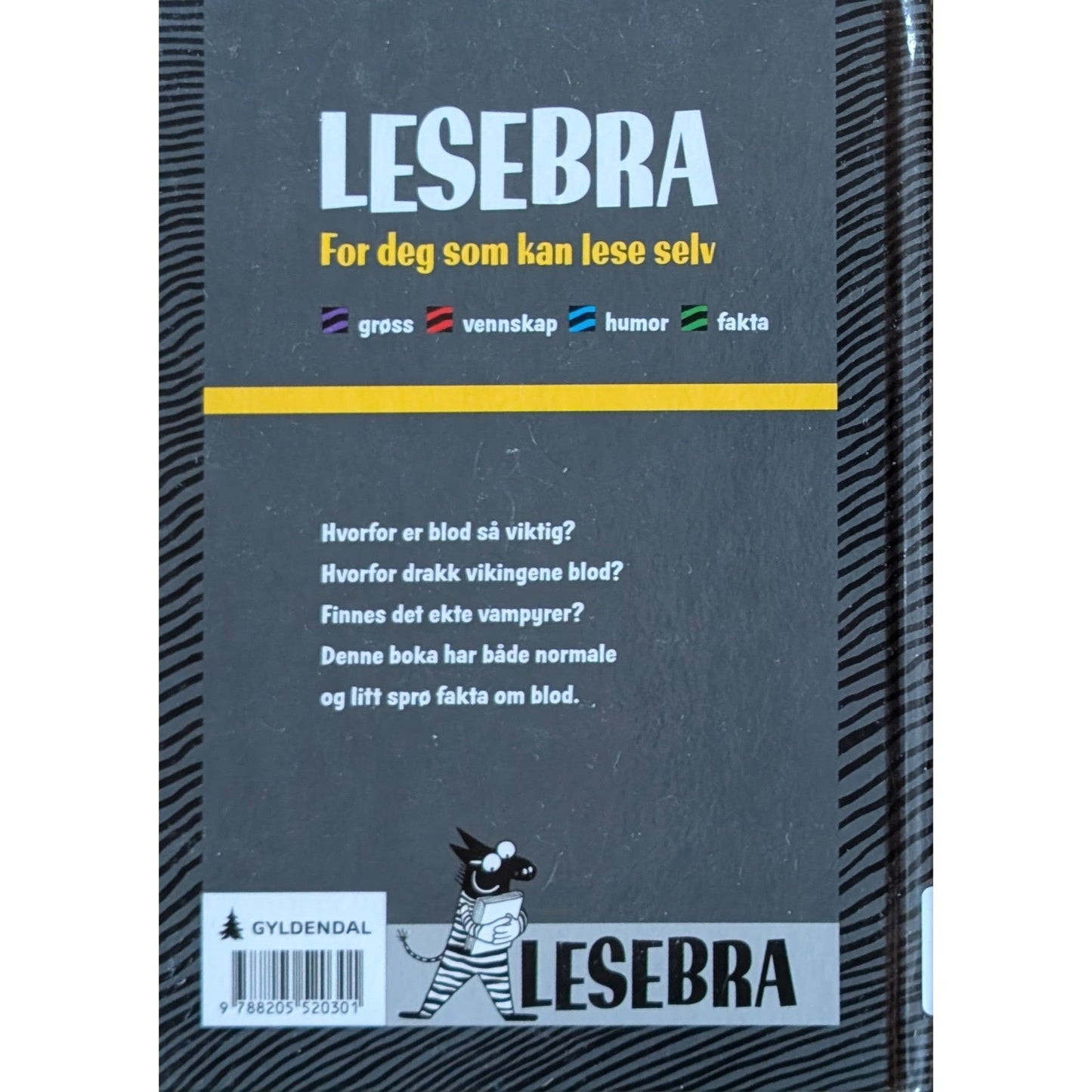 Blodige fakta. Brukte bøker av Ingelin Røssland og Jenny Jordahl. Lesebra