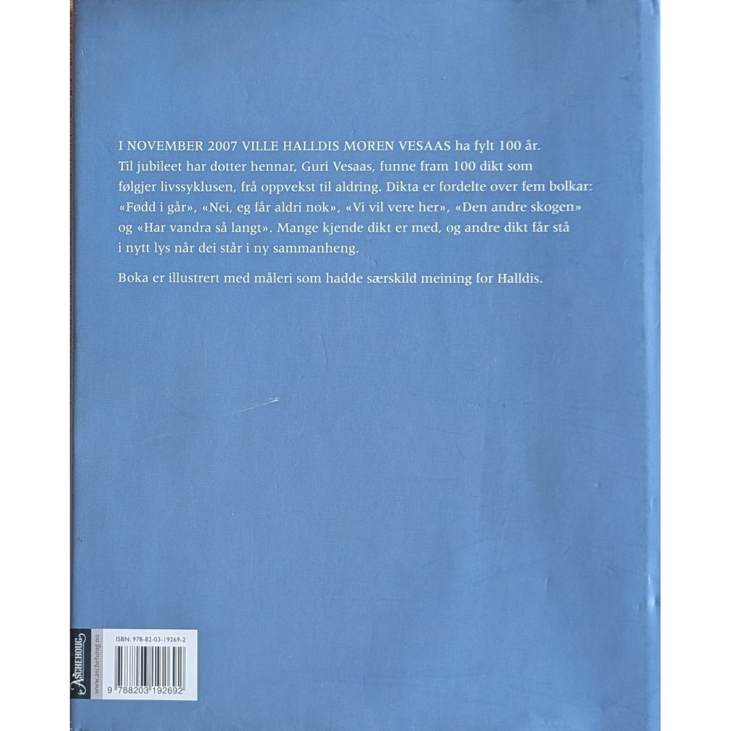 100 dikt av Halldis Moren Vesaas. Brukte bøker, dikt og lyrikk