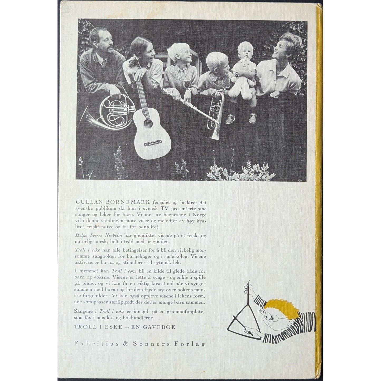 Troll i eske - Viser og leker, brukte bøker av Gullan Bornemark
