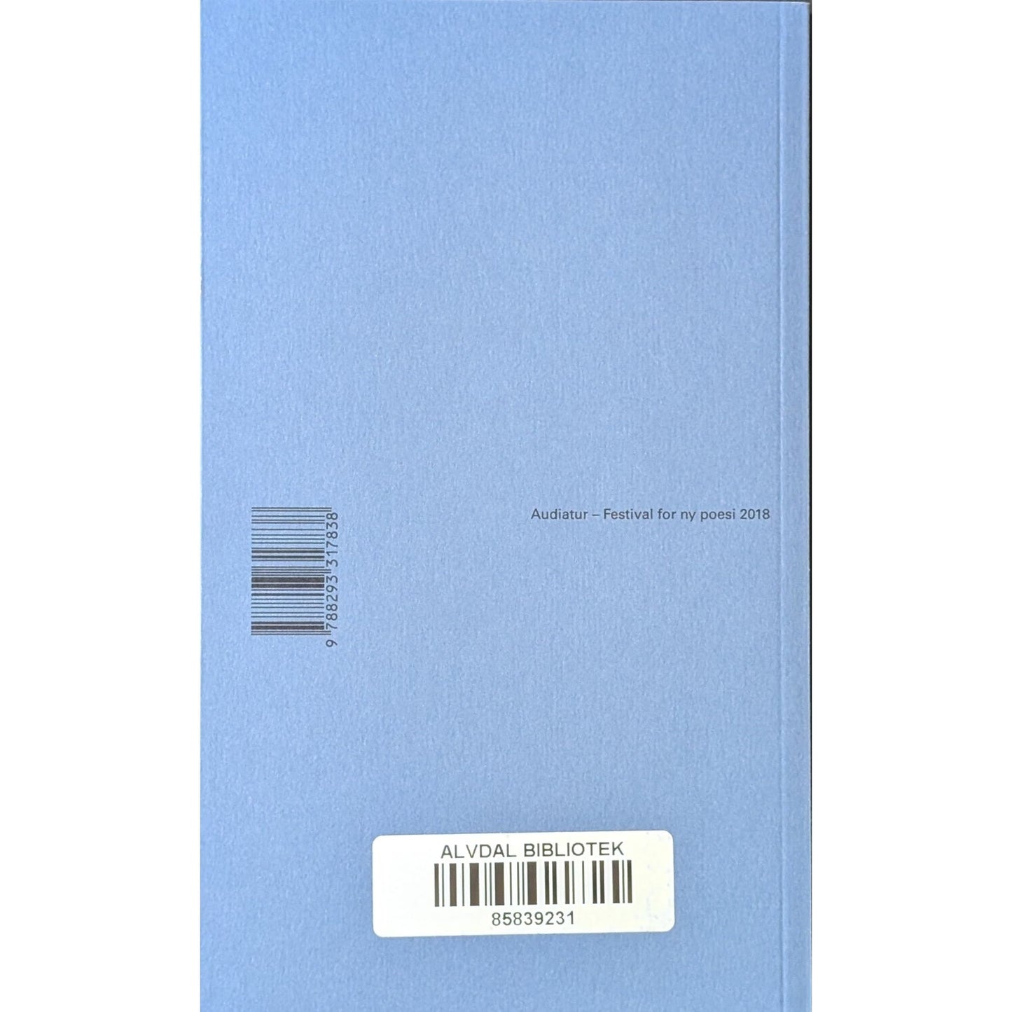 Tilsyn Svarttrost Belemnitt Paradis. Dikt. Brukte bøker fra Audiatur.