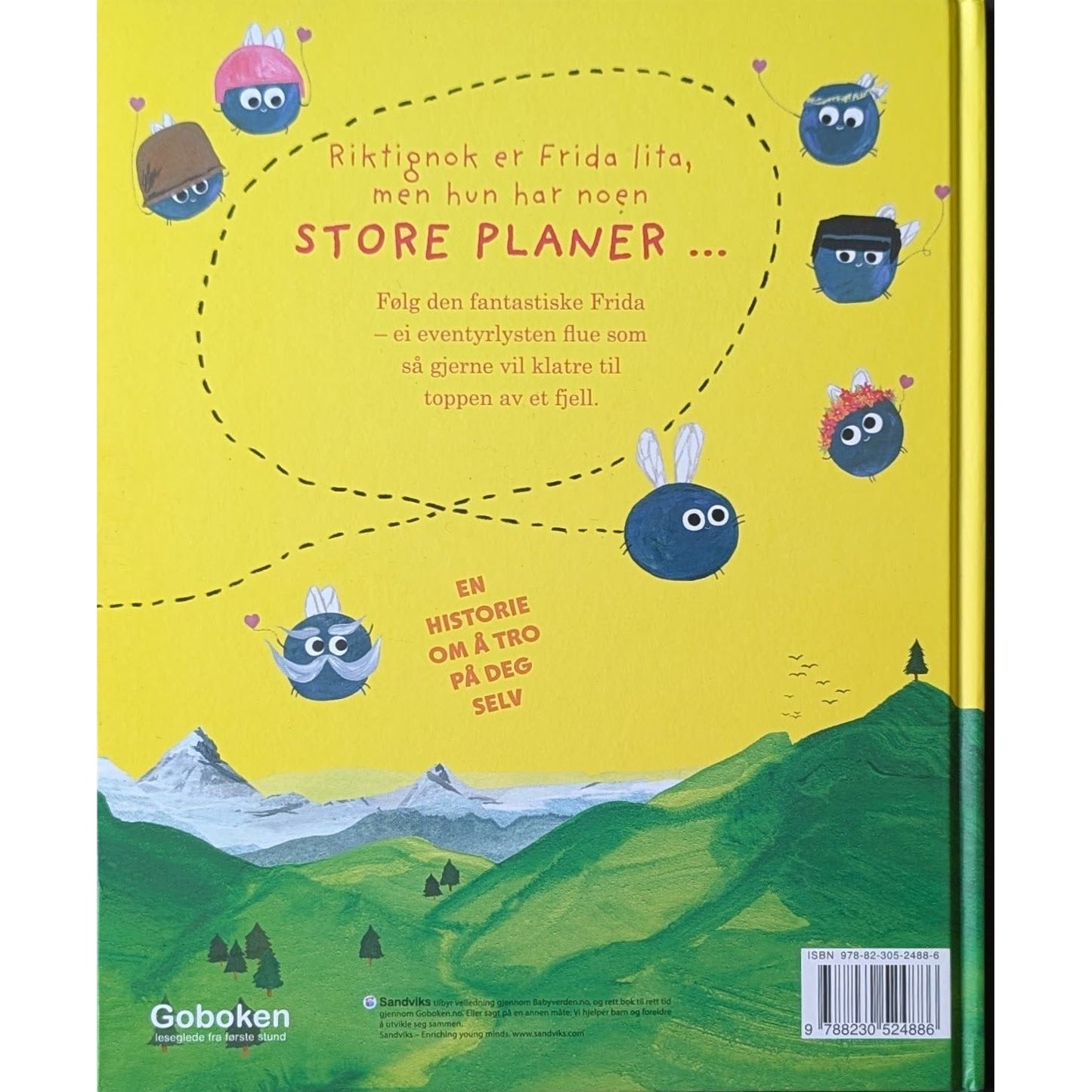 Frida og fjellet, brukte bøker av Kim Hillyard. Inventaret bokhandel