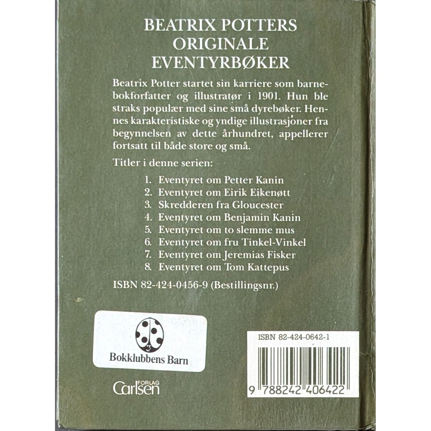 Skredderen fra Glouchester. Brukte bøker av Beatrix Potter. Bokhandel
