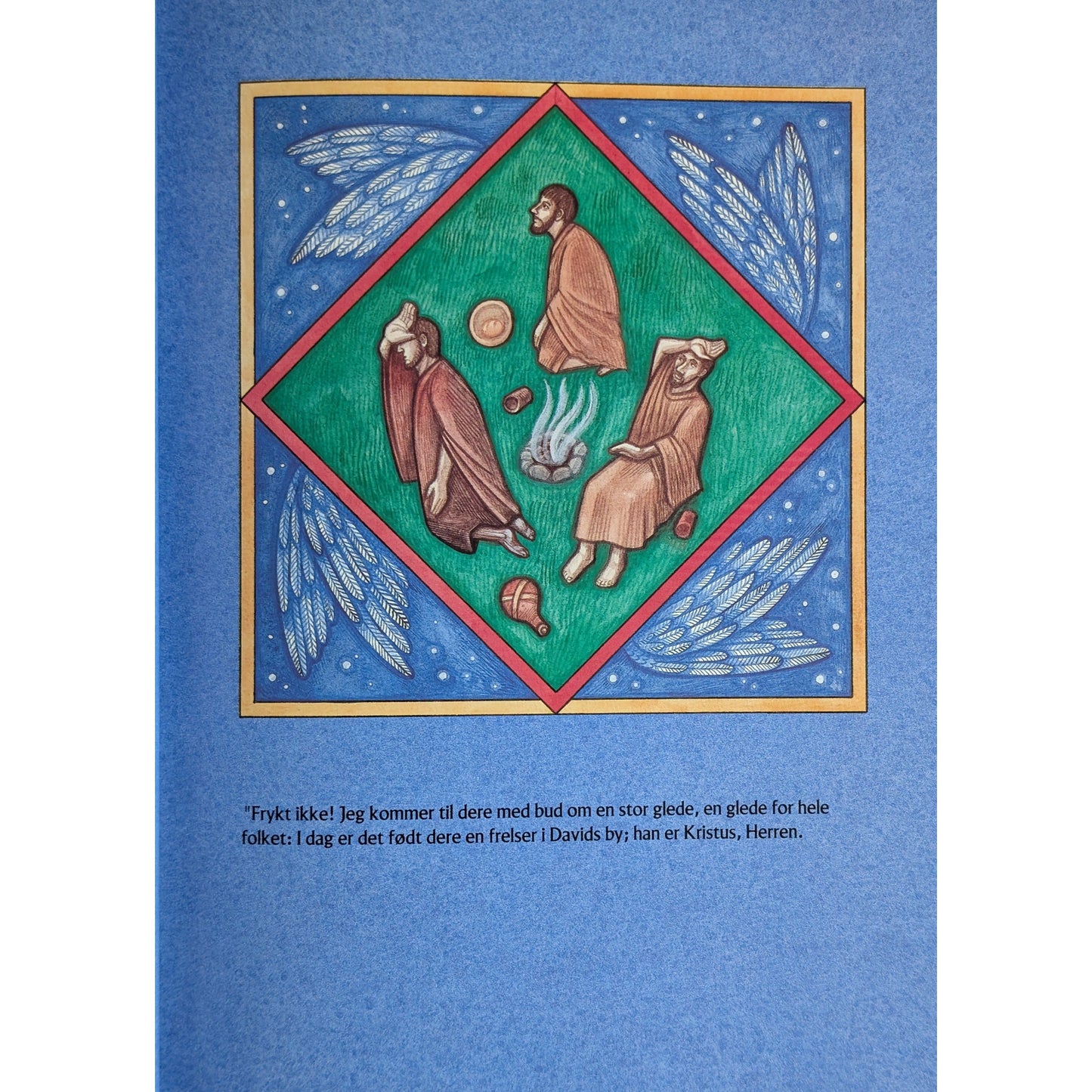 Juleevangeliet - Illustrert av Tor Lindrupsen. Brukte bøker. Bruktbokhandel