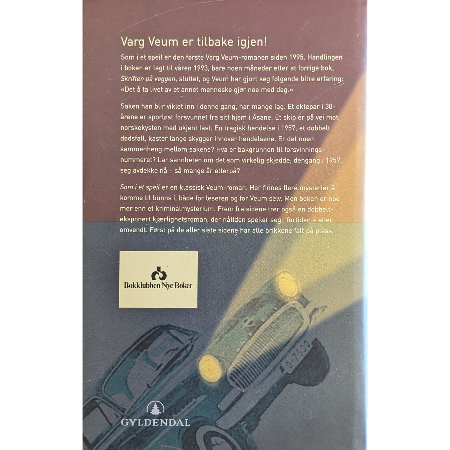 Som i et speil. Varg Veum 11. Brukte bøker av Gunnar Staalesen.