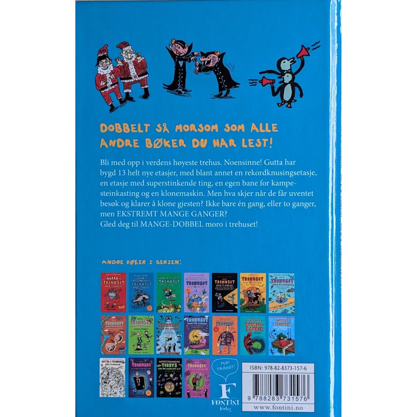 Gutta i trehuset med 156 etasjer, brukte bøker av Andy Griffiths